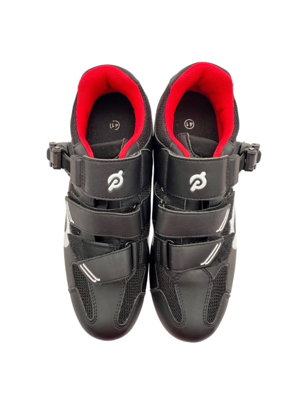 Peloton Cycling Shoes Mens Size 8 US 41 EU Delta Cleats Indoor Bike Black White - Picture 5 of 16